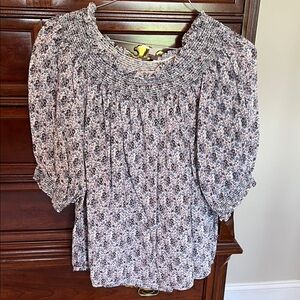 Floral Smocked Women's Top